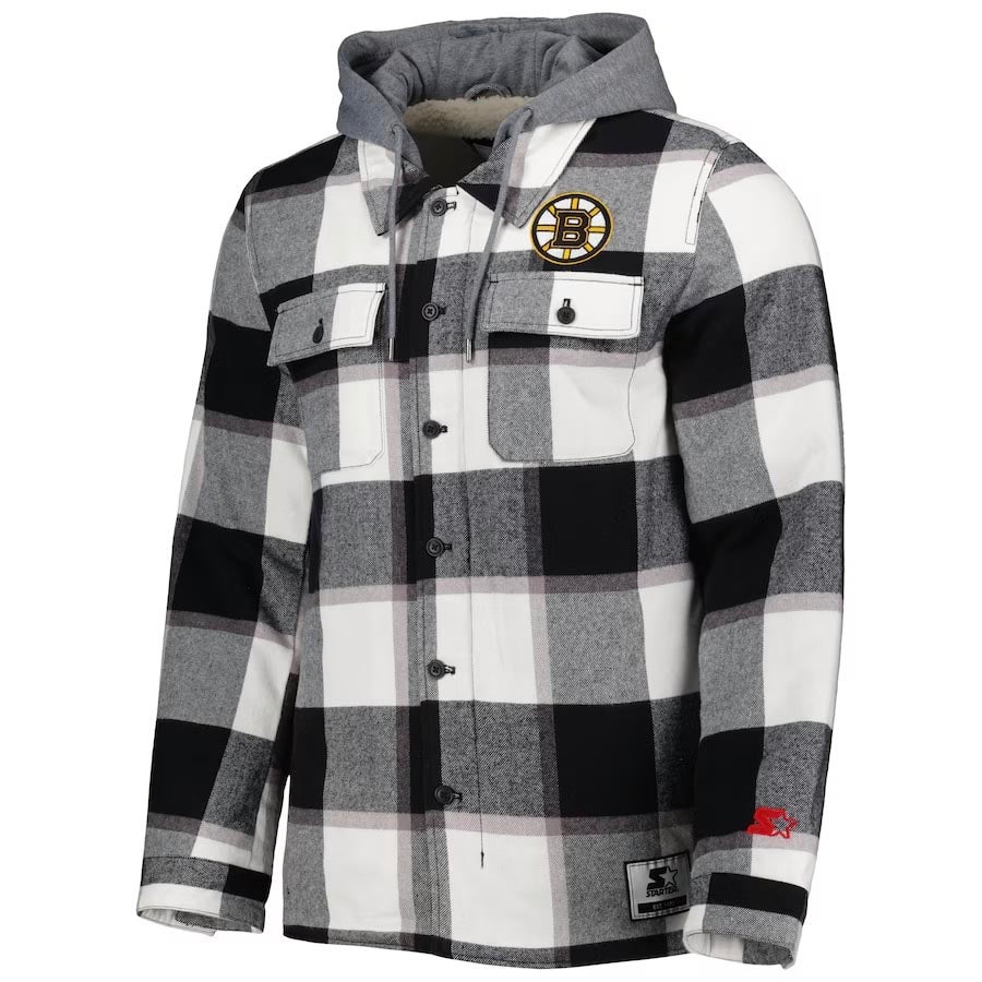 Bruins flannel shirt on sale